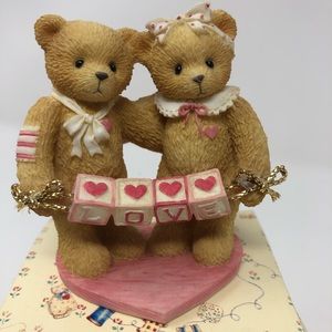 Cherished Teddies 203076 1996 Bears with Letters